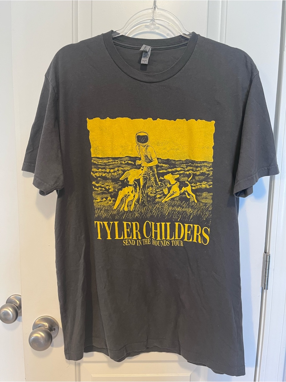 Tyler Childers Kids' Black Tour Graphic Tee - Yellow Print
